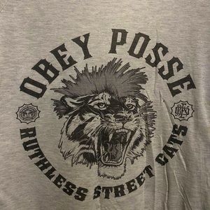OBEY POSSE size LARGE long sleeve